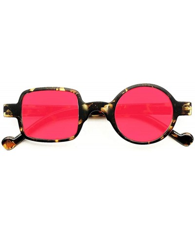 Round glasses Fashion Shades Sunglasses - Red - CX192QSDCIK $10.62