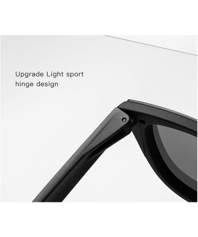 Sport Integral Lens Sunglasses TR90 Frame High Definition Polarized Outdoor Sports Glasses for Men and Women - CF18Z9CI4T4 $2...