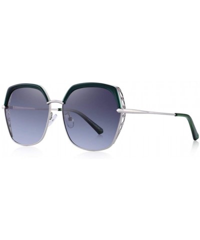 Square Square Polarized Sunglasses Ladies Fashion Trending Sun Glasses UV400 Protection - 3 - CK18QA8ISOU $26.30