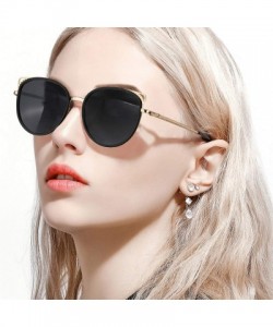 Cat Eye Women Cat Eye Mirrored Polarized Sunglasses Polarized UV400 Protection Stylish Eyewear for Outdoor - C8192DCAUXG $30.16