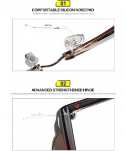 Sport Classic Half Frame Sunglasses Fashion Eyeglasses for Men Women Ladies - Brown Frame/Brown Lens - CK188T03WAL $35.20