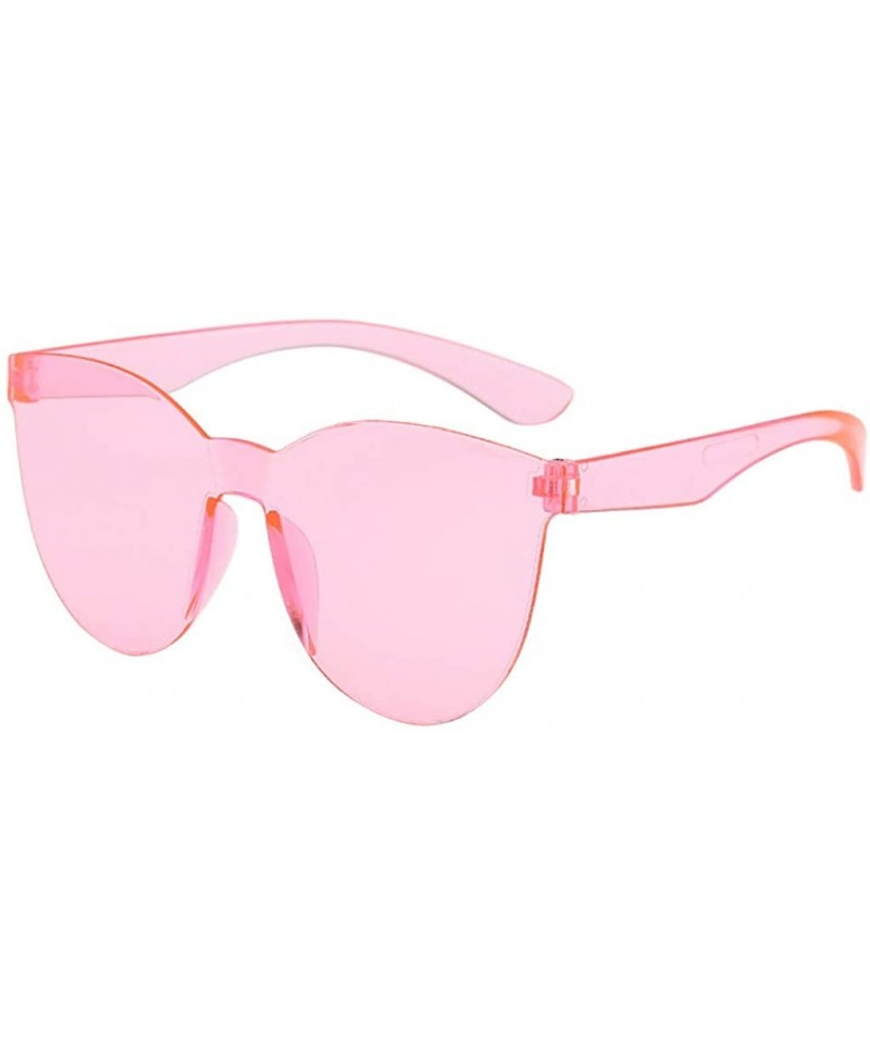 Sport Fashion Sunglasses-UnisexTrendy Jelly Sunglasses Sexy Retro Eyeglasses Sun Glasses for Women Men - Q - CL196IXTRWL $9.01