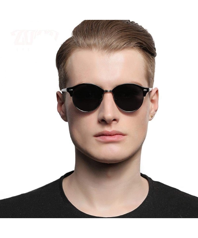 20/20 Retro Rivet Polarized Sunglasses Men Classic Brand C01 Black ...