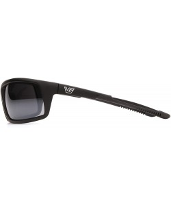 Sport Stonewall Safety Sunglasses - Black Frame/Silver Mirror Anti-Fog Lens - C311RN0P9CV $25.71