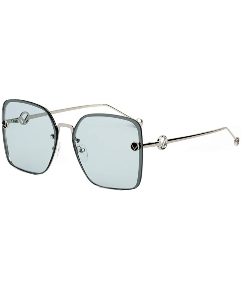 Aviator 2019 new sunglasses ladies fashion big box sunglasses- marine film sunglasses female tide - C - CB18S0XWZGI $30.87