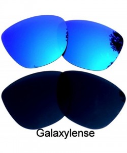 Oversized Replacement Lenses for Oakley Frogskins Black&Blue Color Polarized 2 Pairs-! - Black&blue - CL125VGB9RH $17.48