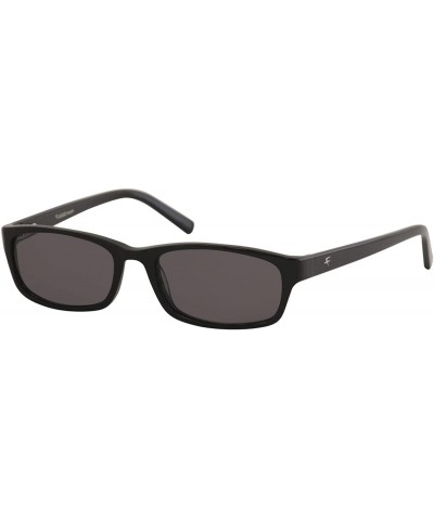 Rectangular Men's Wallstreet-XL FH00138 FH/00138 Black Rectangle Sunglasses 58mm - C218XOT6WMX $59.99