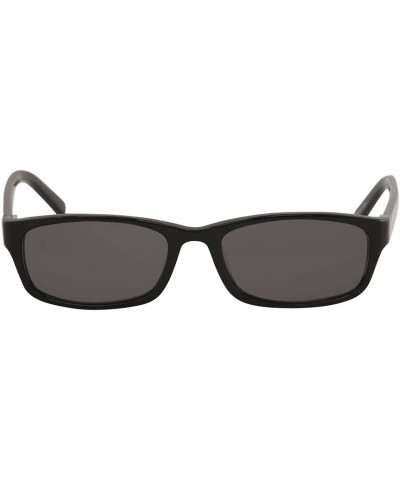 Rectangular Men's Wallstreet-XL FH00138 FH/00138 Black Rectangle Sunglasses 58mm - C218XOT6WMX $20.45