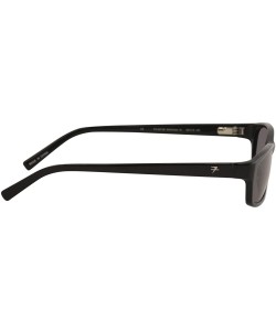 Rectangular Men's Wallstreet-XL FH00138 FH/00138 Black Rectangle Sunglasses 58mm - C218XOT6WMX $20.45