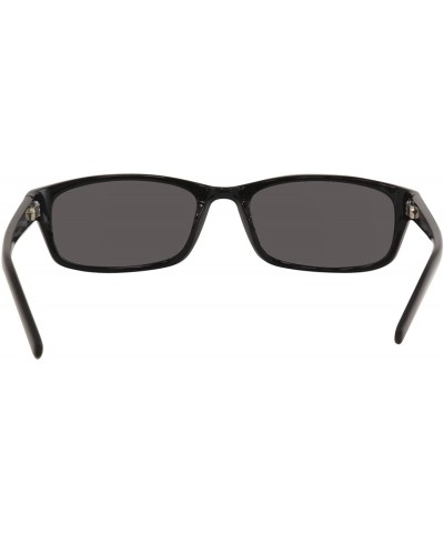 Rectangular Men's Wallstreet-XL FH00138 FH/00138 Black Rectangle Sunglasses 58mm - C218XOT6WMX $20.45