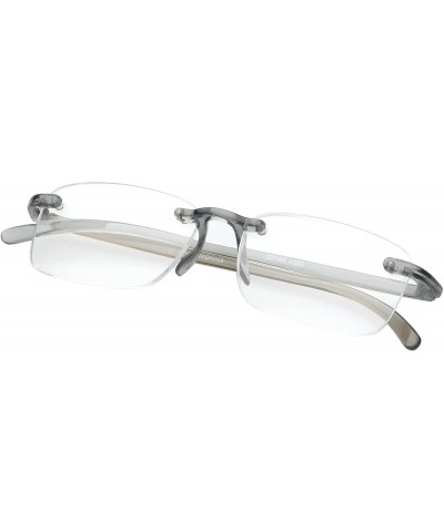Round 'Ashton' Rectangle Reading Glasses - Gray-2.00 - CV11P2VDR5J $33.83