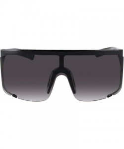 Oversized Retro Large Shield Sunglasses for Men Oversized Half Face Cover UV Protection Gradient Glasses for Women - CF197QDK...