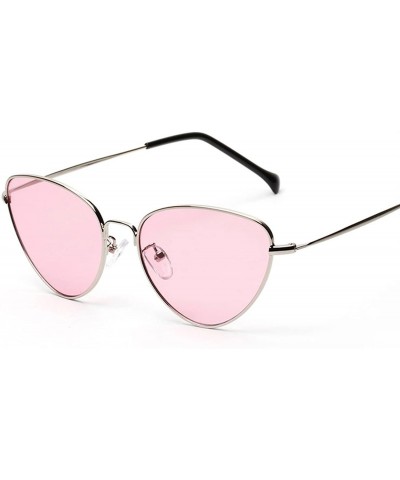 Cat Eye Cute Sexy Cat Eye Sunglasses Women 2018 Retro Small Black Red Pink Cateye Sun Glasses Vintage Shades For - CI197Y7CQK...