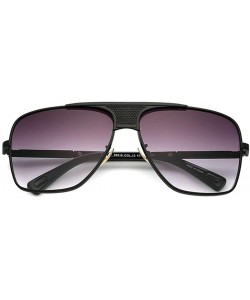 Rectangular Fashion Lady Sunglasses Square Brand Designer Retro Mens Goggle UV400 - C10 - CK18RKWDRKE $11.36