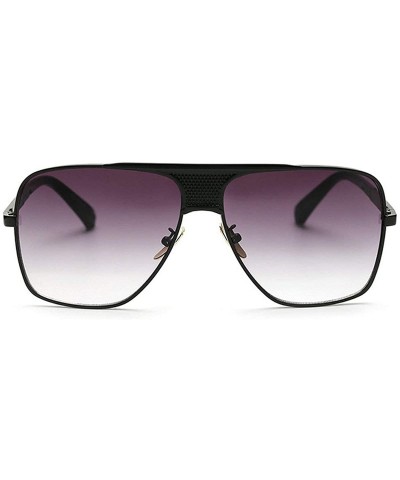 Rectangular Fashion Lady Sunglasses Square Brand Designer Retro Mens Goggle UV400 - C10 - CK18RKWDRKE $11.36