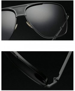 Rectangular Fashion Lady Sunglasses Square Brand Designer Retro Mens Goggle UV400 - C10 - CK18RKWDRKE $11.36