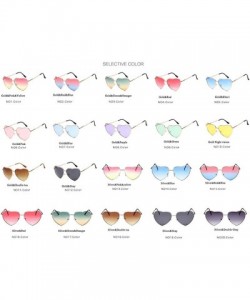 Oversized Sunglasses Women Brand Designer Candy Color Gradient Sun Glasses Outdoor Goggles Party - Gold Greenoranger - C618WD...