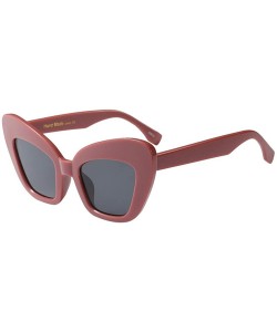 Sport Fashion Vintage Irregular Big Frame Sunglasses-Retro Eyewear Fashion Ladies Man - B - C318Q3Z823E $8.92