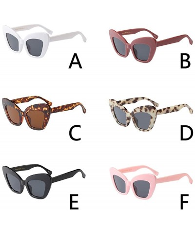 Sport Fashion Vintage Irregular Big Frame Sunglasses-Retro Eyewear Fashion Ladies Man - B - C318Q3Z823E $8.92