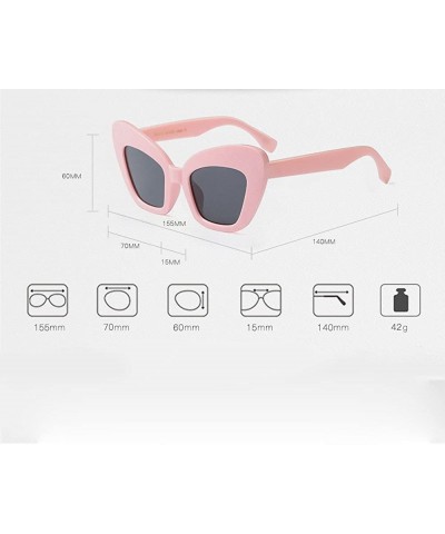 Sport Fashion Vintage Irregular Big Frame Sunglasses-Retro Eyewear Fashion Ladies Man - B - C318Q3Z823E $8.92
