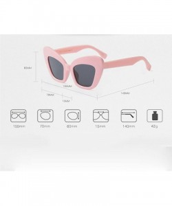 Sport Fashion Vintage Irregular Big Frame Sunglasses-Retro Eyewear Fashion Ladies Man - B - C318Q3Z823E $8.92
