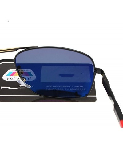 Aviator Men's Polarized Sunglasses Women Sun Glasses Driving Goggles Y8724 C1 BOX - Y8724 C6 Box - CT18XGE8TX8 $12.87