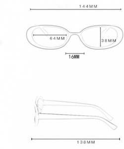 Shield Vintage Oval Sunglasses Solid Color Frames Classic Sun Glasses Fashion Eyeglasses Uv Protection Outdoor Eyewear - C218...