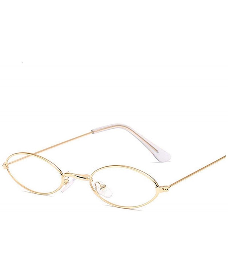 Round Eyewear Transparent Computer Glasses Frame Women Men