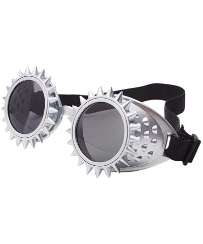 Oval Steampunk Goggles Colorful Glasses Rave Festival Party Sunglasses Diffracted Lens Cool Stuff - H - CV18UOHYX4I $19.48