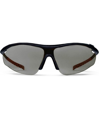 Sport Zeta Black Fishing Sunglasses with ZEISS P7020 Gray Tri-flection Lenses - CY1808QEZH9 $20.42