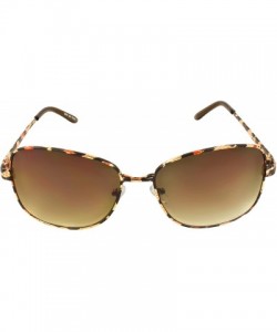 Square Stylish Shades Square Sunglasses - Amber - C611C0AM8IB $10.58
