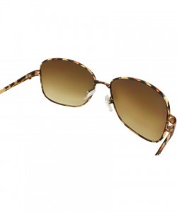 Square Stylish Shades Square Sunglasses - Amber - C611C0AM8IB $10.58