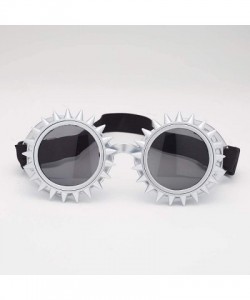 Oval Steampunk Goggles Colorful Glasses Rave Festival Party Sunglasses Diffracted Lens Cool Stuff - H - CV18UOHYX4I $9.06