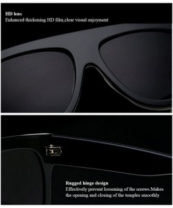 Oversized Mens Womens Outdoor Oversized Sunglasses Driving Protection 2 Colors - Dark Green - CG18CXMMX0L $11.57