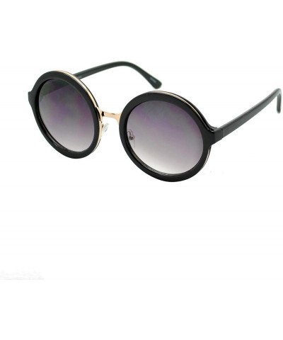 Round Round Sunglasses For Women Men John Lennon Hippie Vintage Circle Glasses UV400 - CV18HZ35244 $9.77