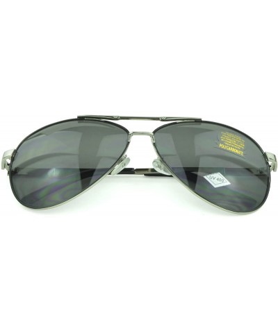 Wrap Trendy Classic Aviator Sunglasses Men/Women Sunglasses 100% UV Protection - Black-i - CJ129IJX1KV $18.46