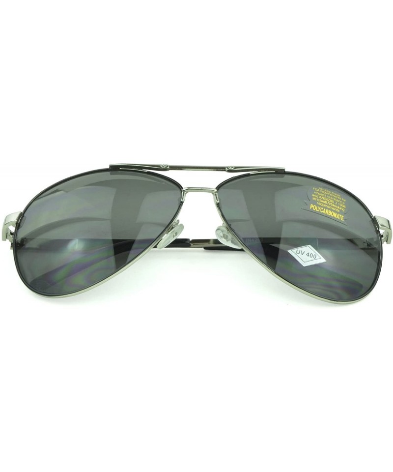 Wrap Trendy Classic Aviator Sunglasses Men/Women Sunglasses 100% UV Protection - Black-i - CJ129IJX1KV $19.46