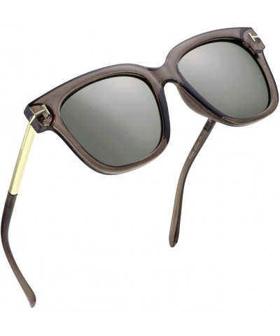 Oversized Oversize Multifunction Sunglasses-UV400 Protection-Retro for Men/Women - Z3232_clear Grey - CD193ZYMXS0 $43.14