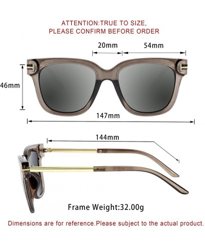 Oversized Oversize Multifunction Sunglasses-UV400 Protection-Retro for Men/Women - Z3232_clear Grey - CD193ZYMXS0 $19.95