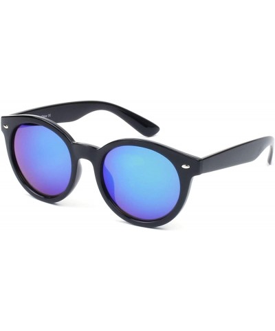 Goggle Women Round Fashion Sunglasses - Purplegreen - CD18WU8GRS0 $15.11