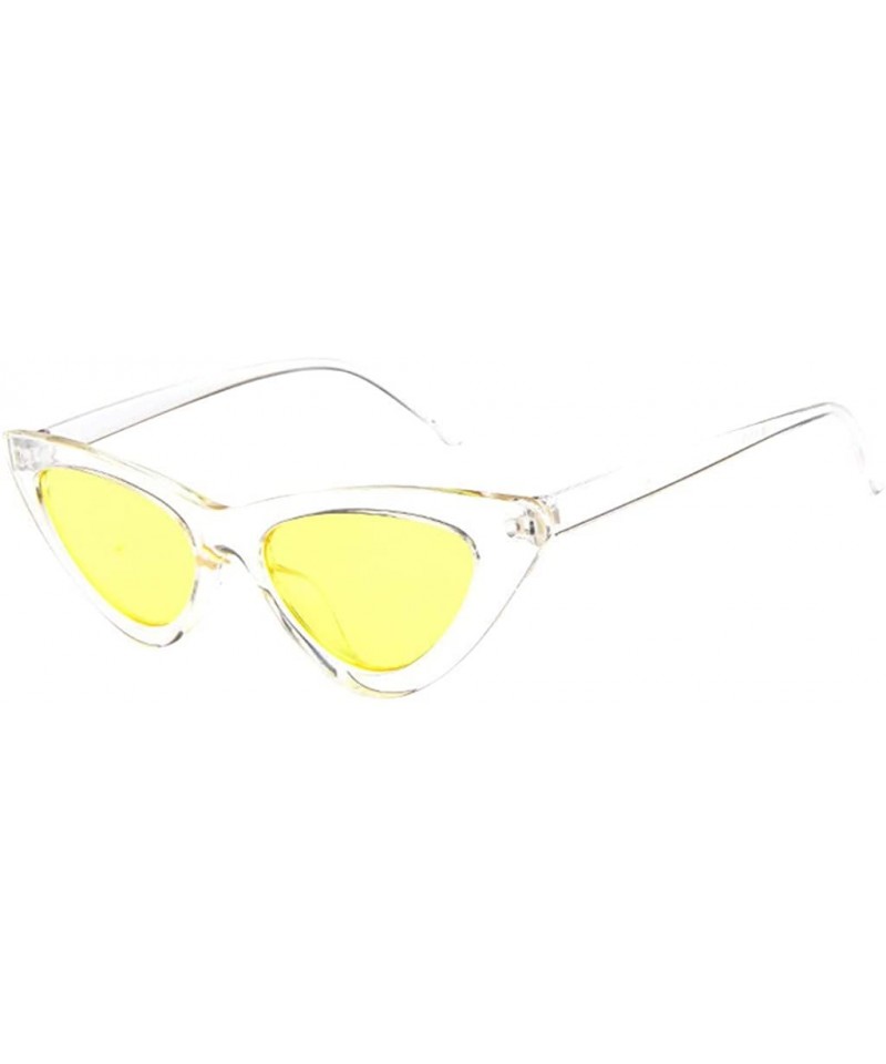 Cat Eye Sunglasses for Women Cat Eye Vintage Sunglasses Retro Glasses Eyewear UV 400 Protection - N - C218QQK2AYI $9.23