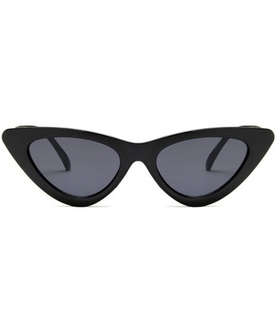 Aviator Cat Eye Women Sunglasses Fashion Luxury Brand Designer Lady Female Mirror Points Sun Glasses - Trans Yellow - C3198A9...