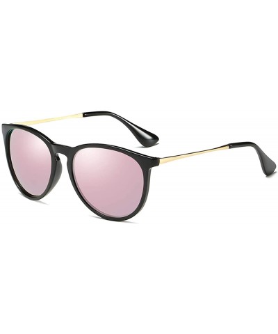 Round Retro Luxury Classic Round Polarized Sunglasses Men Brand Designer Lenses Sun Glasses Women Vintage Eyewear - 1 - CF198...
