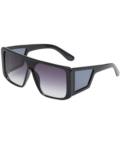 Aviator Fashion Man Women Irregular Shape Sunglasses Glasses Vintage Retro Style - B - C01947WNNCK $7.08