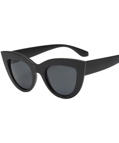 Goggle Cat Eye Sunglasses - Ladies Fashion Retro Eyewear Women Vintage Cat Eye Sunglasses (F) - F - CJ18CM30A84 $7.95