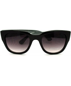 Square Womens Sunglasses Chic Square Cateye Animal Print Frame - Black - CK11FDG6S77 $10.32