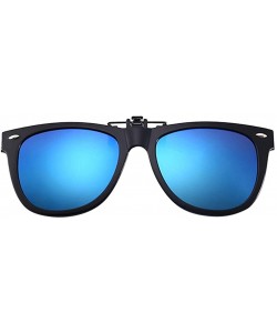 Goggle Polarized Clip-on Sunglasses Anti-Glare Driving Glasses for Prescription Glasses for Women UV Protection - Blue - CW19...