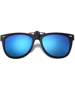 Goggle Polarized Clip-on Sunglasses Anti-Glare Driving Glasses for Prescription Glasses for Women UV Protection - Blue - CW19...