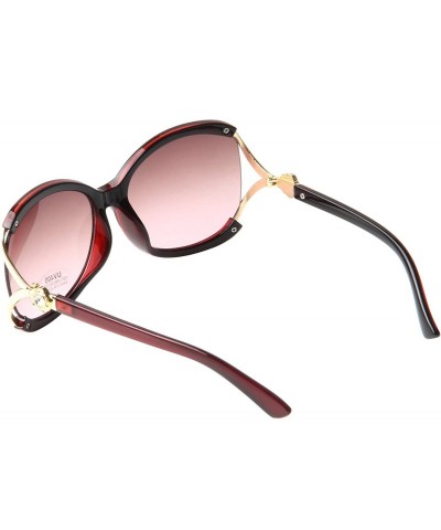 Oversized Fashion Oversized Vintage Flower Women Sunglasses Uv400 Protection Polarized Ladies Full Frame Sunglasses 1558 - CC...