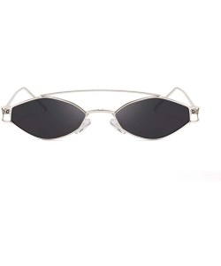 Oversized Metal polygon sunglasses European and American fashionable ocean film women anti-ultraviolet radiation - B - CJ18Q0...